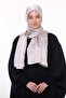 Women's Plain Crepe Satin Shiny Luxury Evening Dress Shawl-Light Mink - 5