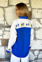Blue Embroidered Poplin Oversize Shirt Alc-X11166 - 4