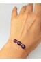 Amethyst Stone Design Bracelet (43650) - 4