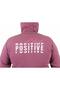 Men's Plus Size Hooded Sweat Positive 23211 Lilac