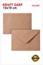 Invitation Envelope Kraft Envelope 100 Pieces 13x18cm Brown Envelope