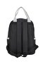 Black Unisex Backpack Waterproof Fabric - 5