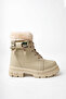Cold-Resistant Girl's Boots with Fur Detail