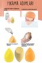 4-Piece Special Chamber Pear Sponge - # I Am Healing - 5