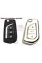 Toyota Corolla Auris Avensis Hilux Nano Key Remote Case 3 Keys White