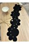 Saturn Runner الجوت الطبيعي، منقوش، خوص، مفرش طاولة، طاولة، مفرش طاولة القهوة 30x125 - 4