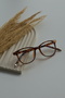 Unisex Women Men Blue Light Protected Blue Block Transparent Oval Round Leopard Glasses - 3