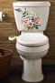 Soft Colorful Wild Flowers Toilet Seat Sticker Bathroom Sticker Ech120 - 4
