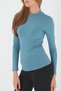 Women's Report Camisole Turtle Neck Blouse Petrol Blue - 7