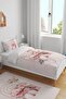 Bohemian Rainbow Patterned Single Baby Kids Bedding Set with Ribbons - 2