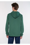 Kapüşonlu Yeşil Basic Basic Sweatshirt 0610937-71580 - 3