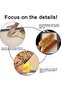 2 Pieces Gray Color Silicone Middle Edge Glass Fiber Fireproof Non-Stick Baking and Dough Rolling Mat 40*30 cm - 5