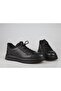 3k1232 Genuine Leather Black Men's Casual Shoes - 4