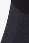 Men's Black Single Bamboo Patterned Socks - 2