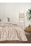Flannel Single Duvet Cover Set Roof Green