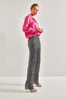 Women's White Sequined Trousers 60041007 - 2