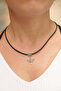 Unisex Bird Themed Genuine Leather Necklace