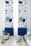 BABY AND KIDS ROOM Butterfly Balloon Patterned 2 Wings Background Curtain