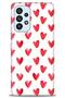 Case for Samsung Galaxy A53 5g Hd Printed Case - Red Tiny Hearts + Full Screen Protector