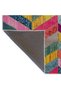 Light Tone Multi-Colored Cross Geometric Shape Patterned Modern Decorative Carpet 2057 - 4
