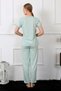Fashion Line Women's Short Sleeve Pajamas Set 4140 - 4