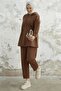 Ariesa Stone Tunnel Lace Scuba Suit - Bitter Brown - 4
