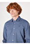 Regular Fit Gray Men's Shirt LL37BMA66 Long Sleeve Shirt - 3