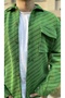 quilted winter men's shirt lumberjack shirt with single pocket flap - 2