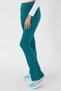 Ribbed Flare / Flare Leg High Waist Stretchy Knitted Leggings Trousers Dark Green - 4