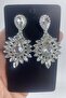 Silver Shuttle Model Big Small Stone Henna Wedding Engagement Earring – Bijoux Earring, Stylish Design – Bijoux Earring - 2