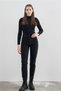 Zero Max Women's Super High Waist Black Mom Jeans Lycra Flexible Jeans