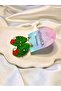 Green Coquina Flower Themed Polymer Clay Drop Earrings - 2