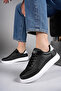 Glaweth Women's Sneakers0012158 Black and White - 4