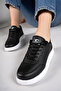 Glaweth Women's Sneakers0012158 Black and White - 3