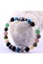 Sun Stone, Obsidian, Calcite, Chrysocolla, Hematite, Apatite, Jade Natural Stone 8 mm Bracelet