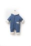 Velsoft Jumpsuit Girl Boy Baby Hooded Quilted Winter Outer Jumpsuit 12519