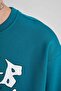 Oversize Fit Crew Neck Sweatshirt - 5