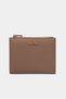 2805 Genuine Real Leather Zippered Women's Wallet Flother Mink