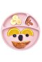 Vacuum Silicone Food Plate Portion - Pinky Pink