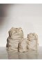 Linen Storage Pouch| Pulses & Organizer Cream 30x20 Cm - 3