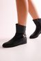 TIESEL BLACK BUCKLE WOMEN'S BOOTS - 2