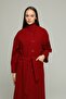 Women's Lined Snap-On Magnifying Collar Stamp Coat - 4