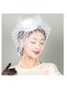 WHITE VULET, HAT, WEDDING HAT, WEDDING HAT, BRIDAL HAIR ACCESSORY BRIDAL HAT, VULET BUCKLE - 4