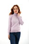 Lilac 100% Organic Cotton Turtleneck Sweater - 5