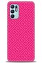 Oppo Reno 6 Case Hd Printed Case - Pink Mosaic + Full Screen Protector