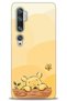 حافظة هاتف Xiaomi Mi Note 10 مطبوعة بدقة HD - ويني وفراشة + واقي شاشة كامل