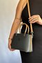 Medium Size Daily Sports Classic Model Women's Shoulder Bag 24 cm * 17 cm 4019 Black Taba - 2