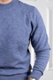 Interview Half Turtleneck Blue Knitwear Sweater - 6