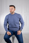 Interview Half Turtleneck Blue Knitwear Sweater - 4