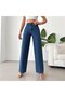Lycra Boyfriend Wide Leg Jeans - 2